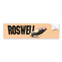 Roswell Bumper Sticker bumper stickers