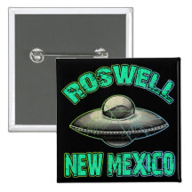 Roswell, New Mexico Pinback Button