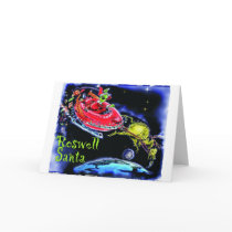 Roswell Santa Card