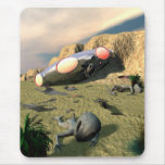 Roswell UFO Crash Mousepad