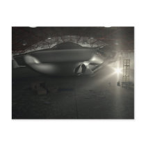 Roswell UFO Hangar Postcard by MDKgraphics Roswell UFO Hangar Postcard