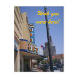 Roswell UFO museum postcard