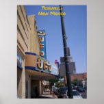 Roswell UFO Museum (w/words) poster posters