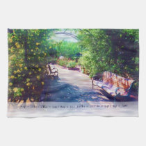 Rosy Bower kitchen towels