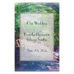 Rosy Bower WEDDING Program Flyer