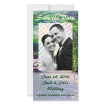 Rosy Bower WEDDING Save the Date Photo Card
