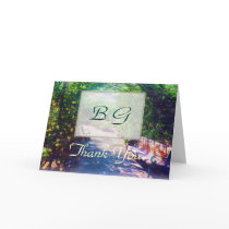 Rosy Bower WEDDING Thank-You Greeting Cards