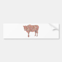 Rosy Cow Bumper Sticker