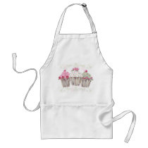 Rosy Cupcake Apron