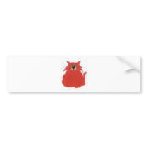 Rosy Red bumper stickers