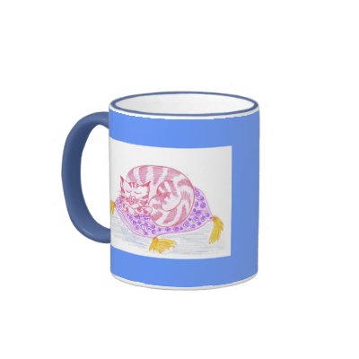 Rosy Tabby by "Wendy C. Allen" Mug by pidgiefund