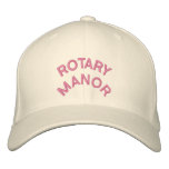 "ROTARY MANOR" embroidered on  cap Embroidered Baseball Cap