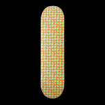 Rotating Circles - Green and Orange skateboards