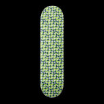 Rotating Circles - Shades of Green skateboards
