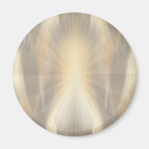 Rotating Mirror Background Fridge Magnets