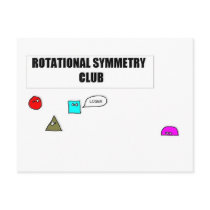 Rotational Symmetry Postcards