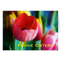 Rote Tulpen • Osterkarte cards