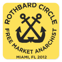 rothbard circle miami sticker