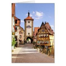 ROTHENBURG, GERMANY GREETING CARD