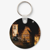 Rothenburg Germany in Moonlight keychains by Schnitzel_Fairy Rothenburg Germany in Moonlight keychains