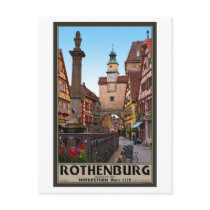 Rothenburg od Tauber - Markusturm Post Card