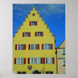 Rothenburg small canvas print