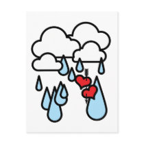 Rothenhagen "Raining Hearts" postcards by rothenhagen Rothenhagen "Raining Hearts" postcards