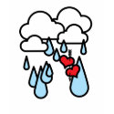 Rothenhagen "Raining Hearts" t-shirts by rothenhagen Rothenhagen "Raining Hearts" t-shirts