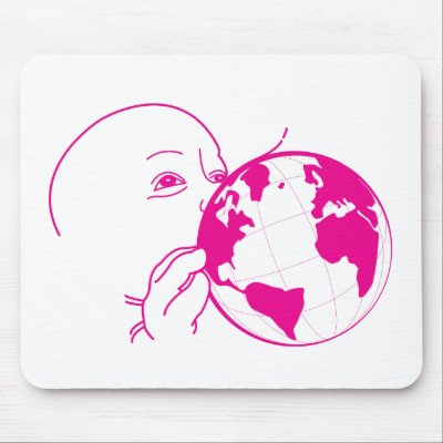 Rothenhagen "Suck World" Mouse Mats by rothenhagen