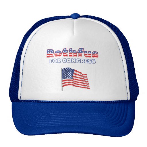 Rothfus for Congress Patriotic American Flag Mesh Hat