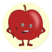 Cartoon Rotten Apple