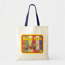 Rotten Fruit Band Tote Canvas Bag