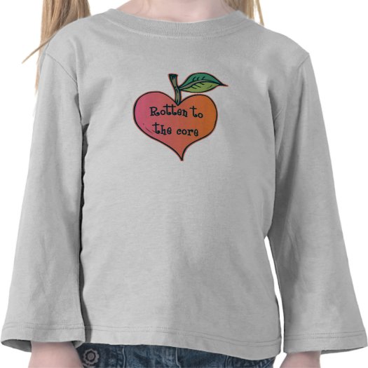 Rotten to the Core Toddler Long Sleeve T-shirt