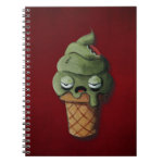 Rotten Zombie Ice Cream Spiral Notebooks Rotten Zombie Ice Cream Spiral Notebooks