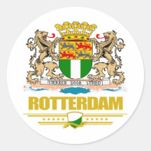 Rotterdam Round Stickers