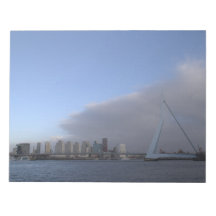 Rotterdam skyline memo note pad