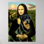Rottweiler (#3) - Mona Lisa Print