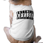 Rottweiler Advisory Wireless Security Dog Tshirt