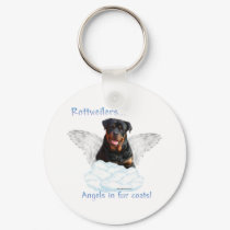 Rottweiler Angel Keychain by GreyWolfCreation Rottweiler Angel Keychain