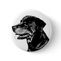 Rottweiler badge buttons