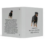 Rottweiler Binder