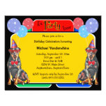 Rottweiler Birthday Barker Invites