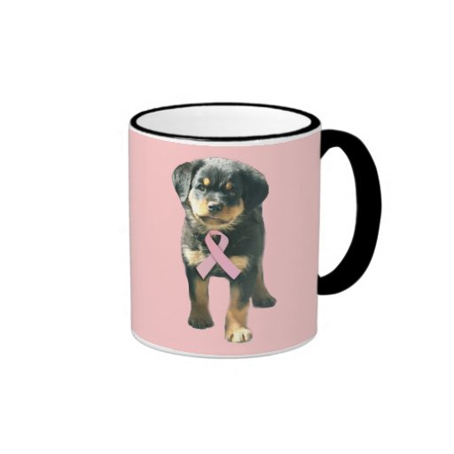 Rottweiler Breast Cancer Mug