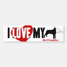 Rottweiler Bumper Sticker
