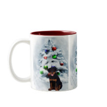 Rottweiler Christmas Gifts mugs