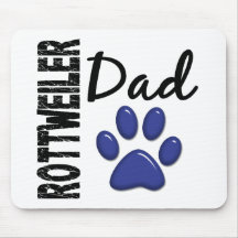 Rottweiler Dad 2 Mouse Pad