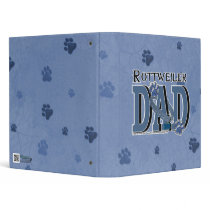 Rottweiler DAD Vinyl Binder