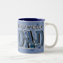 Rottweiler DAD Coffee Mugs