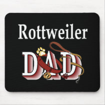Rottweiler Dad Gifts Mouse Mat