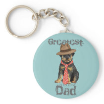 Rottweiler Dad Key Chains